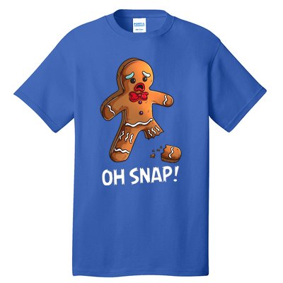 Gingerbread Christmas Market Baking Gingerbread Man Oh Snap Tall T-Shirt