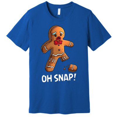 Gingerbread Christmas Market Baking Gingerbread Man Oh Snap Premium T-Shirt