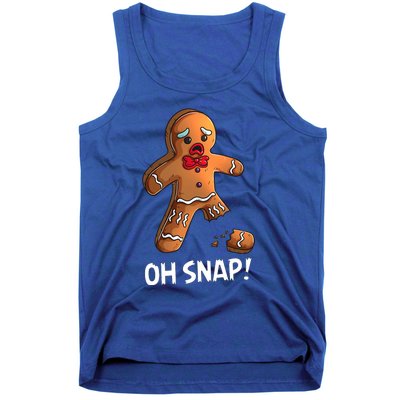 Gingerbread Christmas Market Baking Gingerbread Man Oh Snap Tank Top