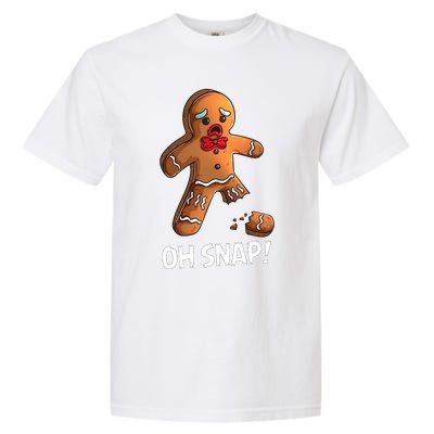 Gingerbread Christmas Market Baking Gingerbread Man Oh Snap Garment-Dyed Heavyweight T-Shirt