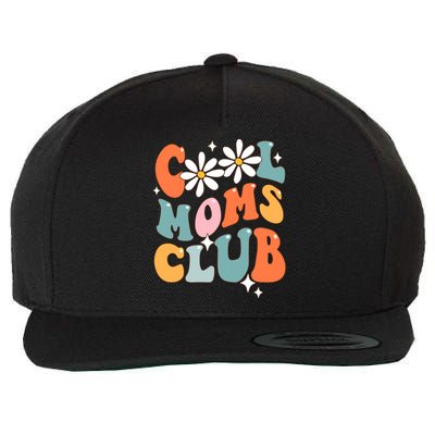 Groovy Cool Moms Club Funny Smile Mothers Day Great Gift Wool Snapback Cap