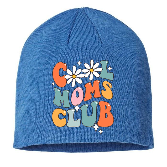 Groovy Cool Moms Club Funny Smile Mothers Day Great Gift Sustainable Beanie