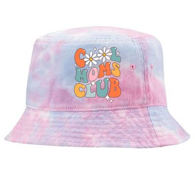 Groovy Cool Moms Club Funny Smile Mothers Day Great Gift Tie-Dyed Bucket Hat