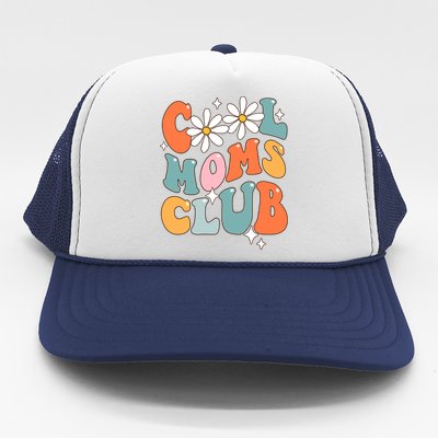 Groovy Cool Moms Club Funny Smile Mothers Day Great Gift Trucker Hat