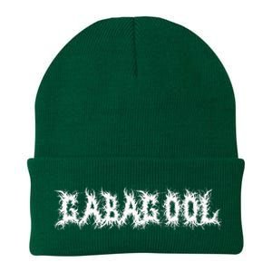 Gabagool Capicola Metalcore Nj Food Parody Death Metal Font Knit Cap Winter Beanie