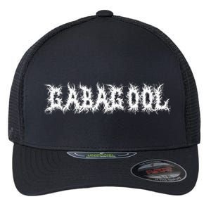 Gabagool Capicola Metalcore Nj Food Parody Death Metal Font Flexfit Unipanel Trucker Cap