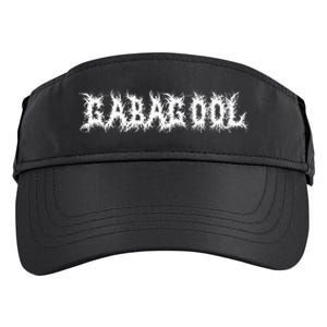 Gabagool Capicola Metalcore Nj Food Parody Death Metal Font Adult Drive Performance Visor