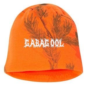 Gabagool Capicola Metalcore Nj Food Parody Death Metal Font Kati - Camo Knit Beanie