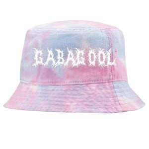 Gabagool Capicola Metalcore Nj Food Parody Death Metal Font Tie-Dyed Bucket Hat