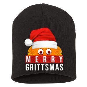 Gritty Christmas Merry Grittsmas Christmas Gift Long Sleeve Short Acrylic Beanie