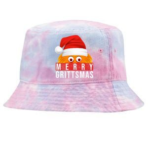 Gritty Christmas Merry Grittsmas Christmas Gift Long Sleeve Tie-Dyed Bucket Hat