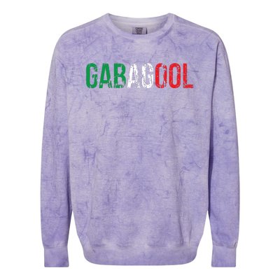 Gabagool Capicola Meat New Jersey Italian Pride Gift Colorblast Crewneck Sweatshirt