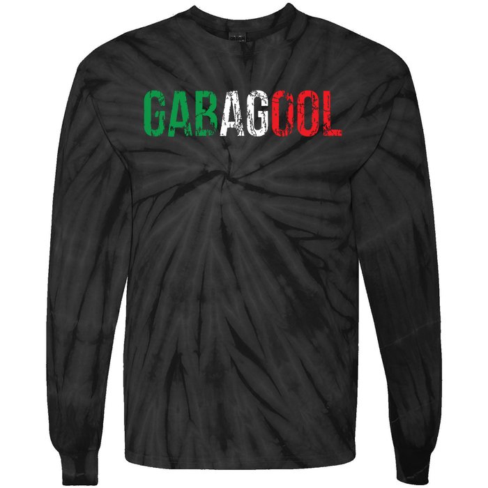 Gabagool Capicola Meat New Jersey Italian Pride Gift Tie-Dye Long Sleeve Shirt