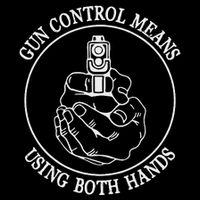 Gun Control Means Using Both Hands 7-Panel Snapback Hat