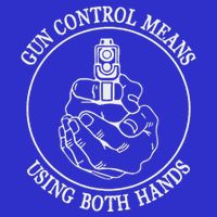 Gun Control Means Using Both Hands Mousepad
