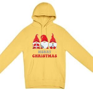 Gnome Christmas Merry Christmas Family Matching Christmas Premium Pullover Hoodie