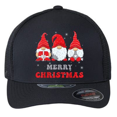 Gnome Christmas Merry Christmas Family Matching Christmas Flexfit Unipanel Trucker Cap