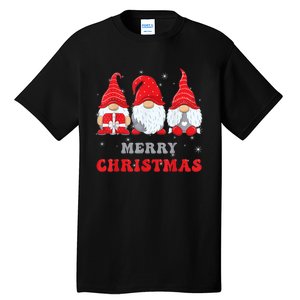 Gnome Christmas Merry Christmas Family Matching Christmas Tall T-Shirt