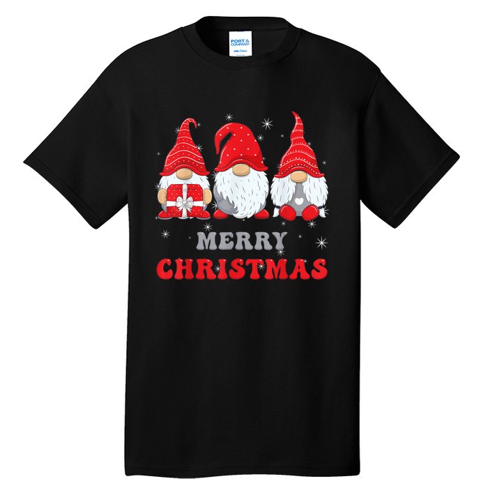 Gnome Christmas Merry Christmas Family Matching Christmas Tall T-Shirt