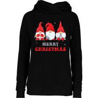 Gnome Christmas Merry Christmas Family Matching Christmas Womens Funnel Neck Pullover Hood