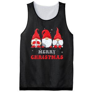 Gnome Christmas Merry Christmas Family Matching Christmas Mesh Reversible Basketball Jersey Tank