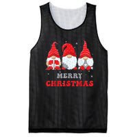 Gnome Christmas Merry Christmas Family Matching Christmas Mesh Reversible Basketball Jersey Tank