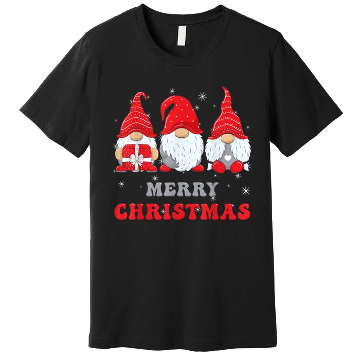 Gnome Christmas Merry Christmas Family Matching Christmas Premium T-Shirt