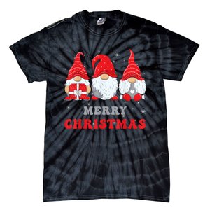 Gnome Christmas Merry Christmas Family Matching Christmas Tie-Dye T-Shirt