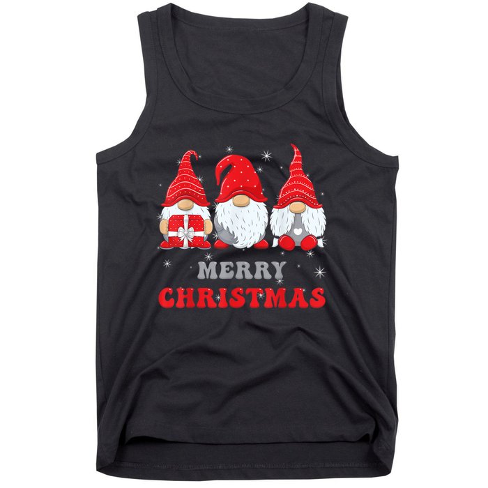 Gnome Christmas Merry Christmas Family Matching Christmas Tank Top