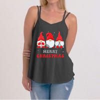 Gnome Christmas Merry Christmas Family Matching Christmas Women's Strappy Tank