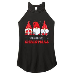 Gnome Christmas Merry Christmas Family Matching Christmas Women's Perfect Tri Rocker Tank