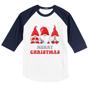 Gnome Christmas Merry Christmas Family Matching Christmas Baseball Sleeve Shirt