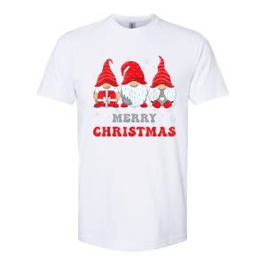 Gnome Christmas Merry Christmas Family Matching Christmas Softstyle CVC T-Shirt