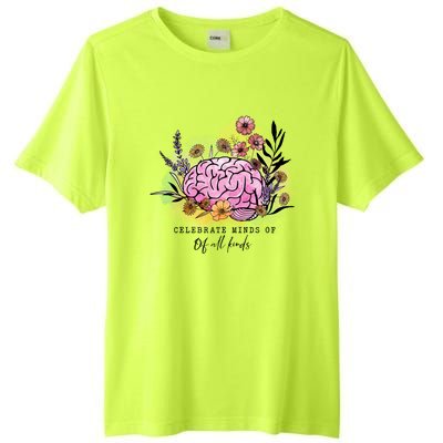 Groovy Celebrate Minds Of All Kinds Neurodiversity Autism Tall Fusion ChromaSoft Performance T-Shirt