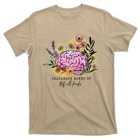 Groovy Celebrate Minds Of All Kinds Neurodiversity Autism T-Shirt