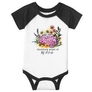 Groovy Celebrate Minds Of All Kinds Neurodiversity Autism Infant Baby Jersey Bodysuit