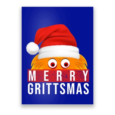 Gritty Christmas Merry Grittsmas Christmas Gift Great Gift Poster