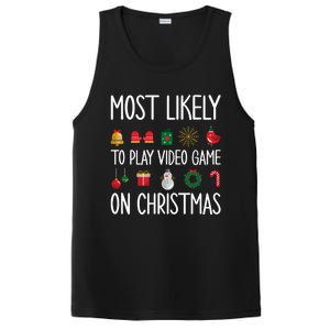 Gaming Christmas Most Likely To Play Video Game Christmas Great Gift PosiCharge Competitor Tank