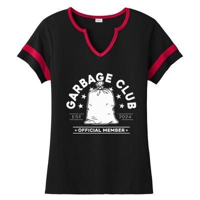 Garbage Club Member Ladies Halftime Notch Neck Tee