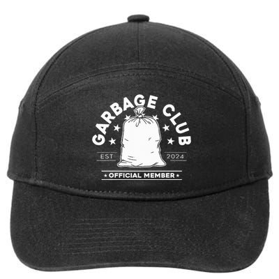 Garbage Club Member 7-Panel Snapback Hat