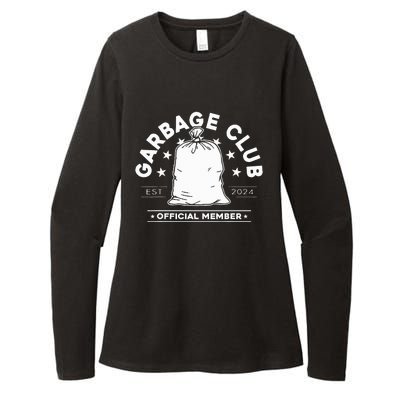 Garbage Club Member Womens CVC Long Sleeve Shirt