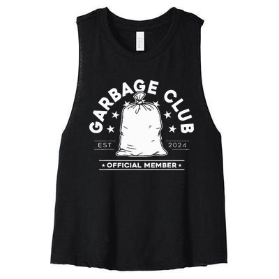 Garbage Club Member Women's Racerback Cropped Tank