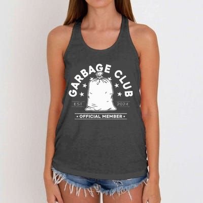 Garbage Club Member Women's Knotted Racerback Tank