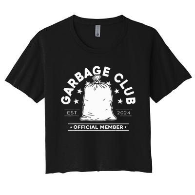 Garbage Club Member Women's Crop Top Tee