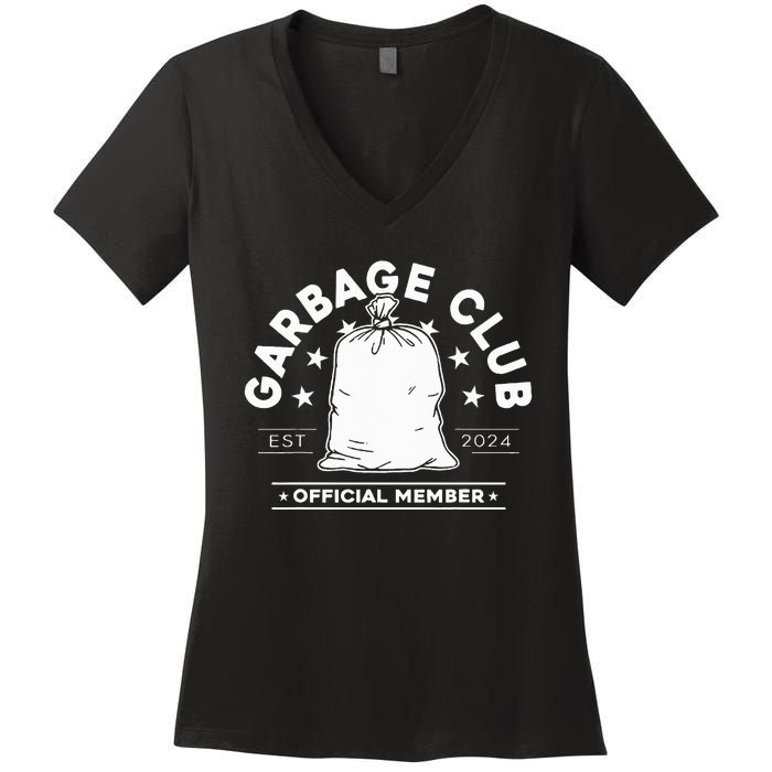 Garbage Club Member Women's V-Neck T-Shirt