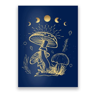 Goblincore Cottagecore Mushroom Spiritual Aesthetic Poster