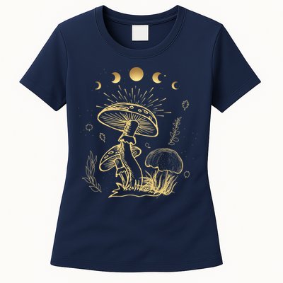 Goblincore Cottagecore Mushroom Spiritual Aesthetic Womens T-Shirt