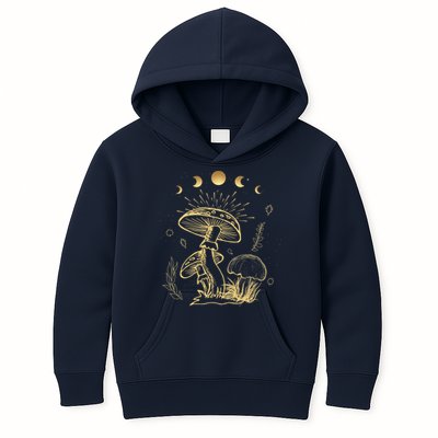 Goblincore Cottagecore Mushroom Spiritual Aesthetic Kids Hoodie