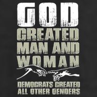 God Created Man & Woman Democrats Created All Other Genders Hat