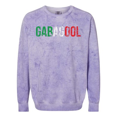 Gabagool Capicola Meat New Jersey Italian Pride Gift Colorblast Crewneck Sweatshirt